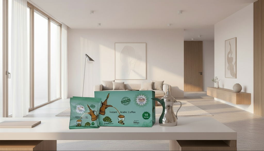 Kif Almosafer Instant Arabic Coffee With Cardamon-Dallah House-قهوة عربية كيف المسافر بنكهة الهيل 