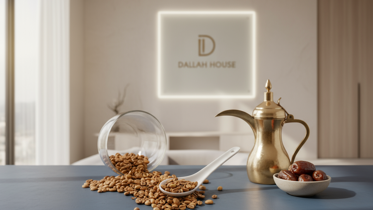 Saudi Coffee (Medium roasted)-Dallah House-قهوة سعودية فاخرة من أجود أنواع البن تحميص وسط